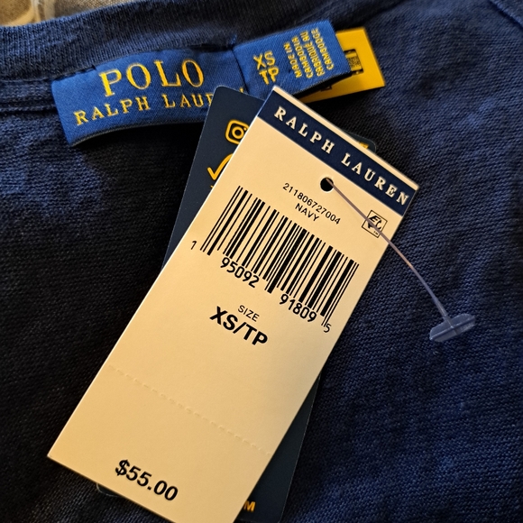 Brand new 100% linen sleeveless top royal blue - Picture 3 of 5